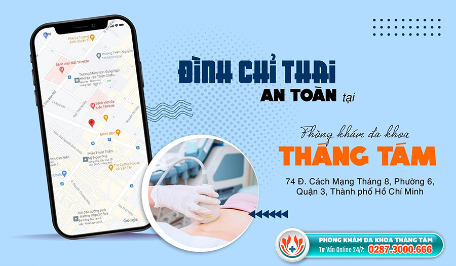 Phòng khám Đa khoa Tháng Tám - Địa chỉ phá thai 7 tuần ở TPHCM được đánh giá cao