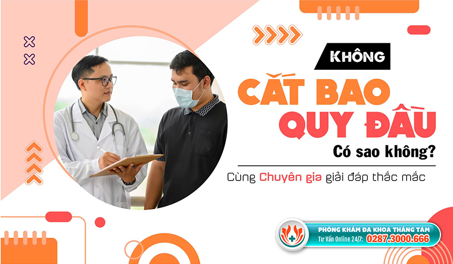 Nam giới không cắt bao quy đầu có sao không?